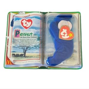 Ty Beanie Babies collectible the royal blue Elephant